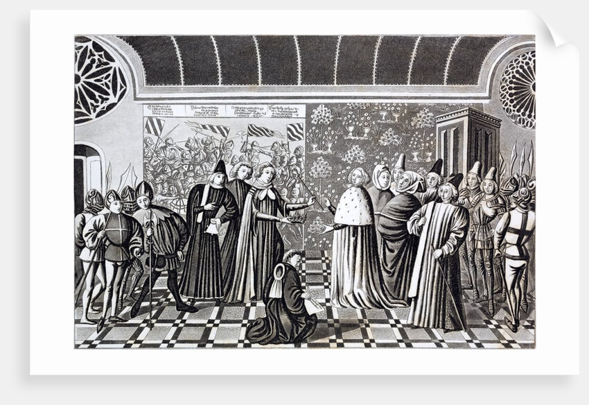 King Richard resigns his crown and Kingdom to the Duke of Lancaster by Anonymous