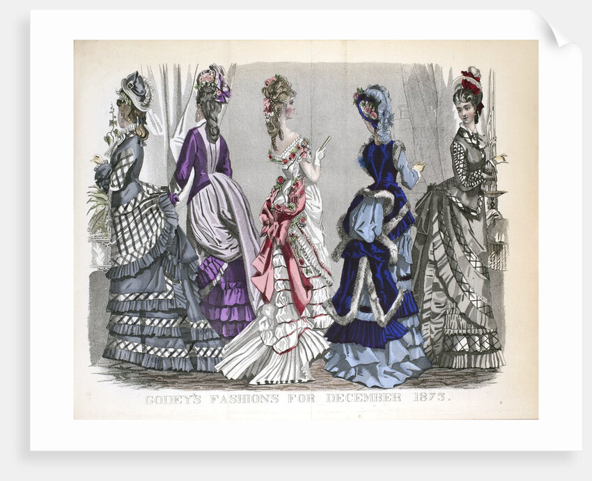 Victorian women in December fashions, 1875 by Anonymous