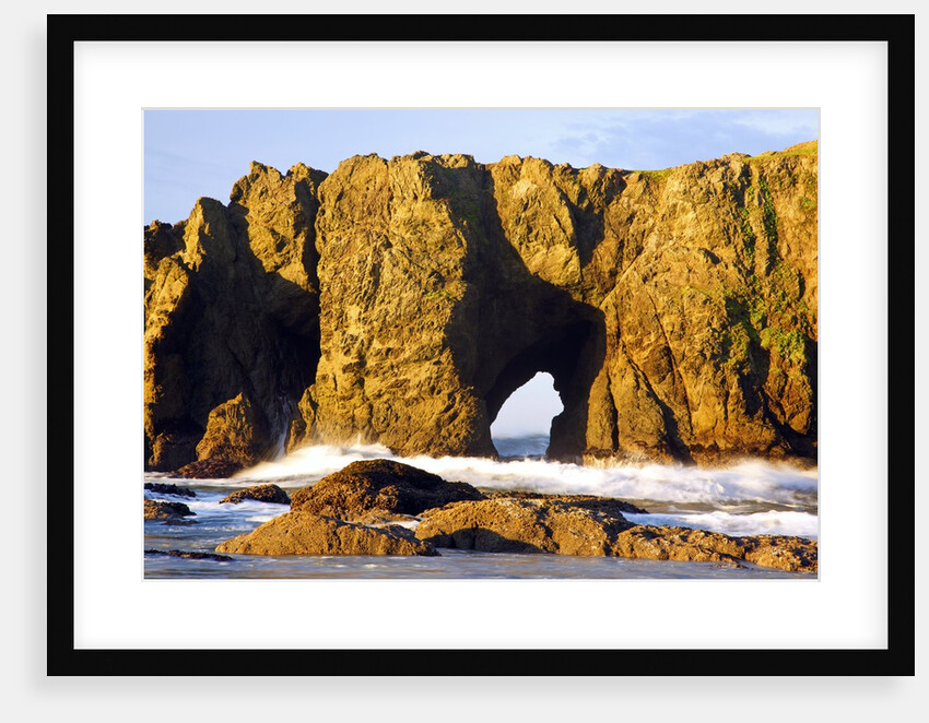 rock formations at low tide, Bandon Beach, Oregon Coast, Pacific Northwest. Pacific Ocean by Anonymous