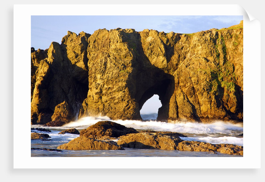 rock formations at low tide, Bandon Beach, Oregon Coast, Pacific Northwest. Pacific Ocean by Anonymous