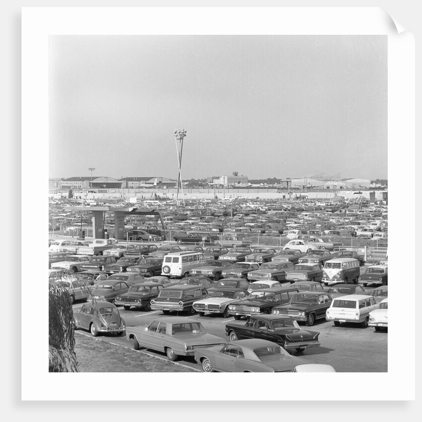 Crowded Parking Lots at JFK Airport by Anonymous