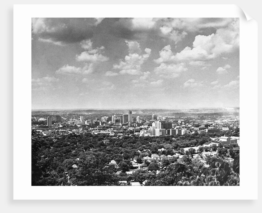 Skyline of Birmingham, Alabama from Red Mountain by Anonymous
