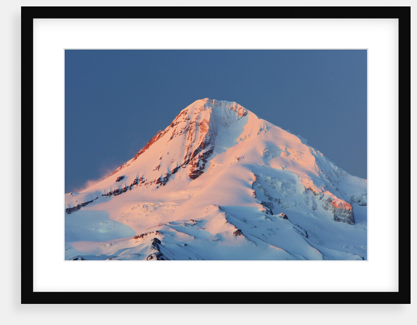 winter sunrise adds beuty to Mt. Hood, Hood River Valley, Oregon, Pacific Northwest. by Anonymous