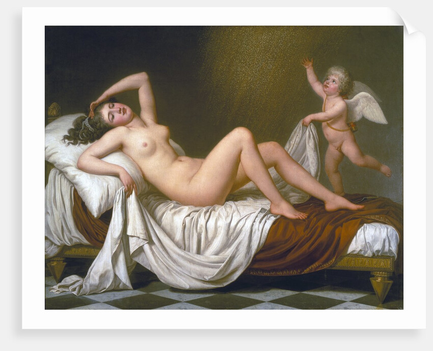 Danaë and the Shower of Gold by Adolf Ulrik Wertmüller
