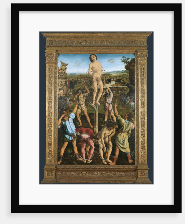 The Martyrdom of Saint Sebastian by Antonio del Pollaiuolo