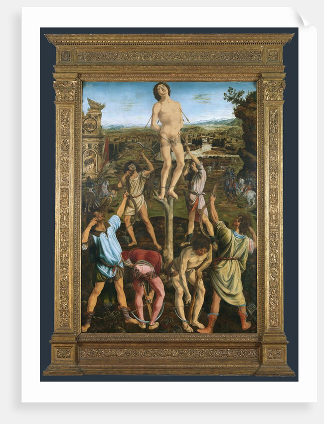 The Martyrdom of Saint Sebastian by Antonio del Pollaiuolo