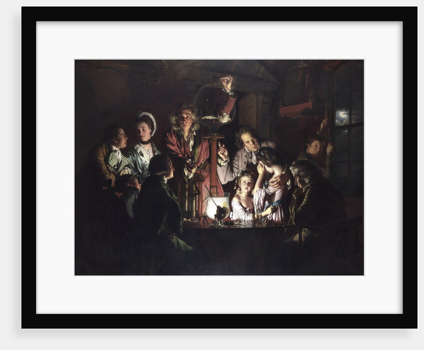 An Experiment on a Bird in an Air Pump by Joseph Wright of Derby