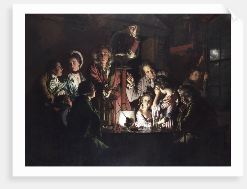 An Experiment on a Bird in an Air Pump by Joseph Wright of Derby