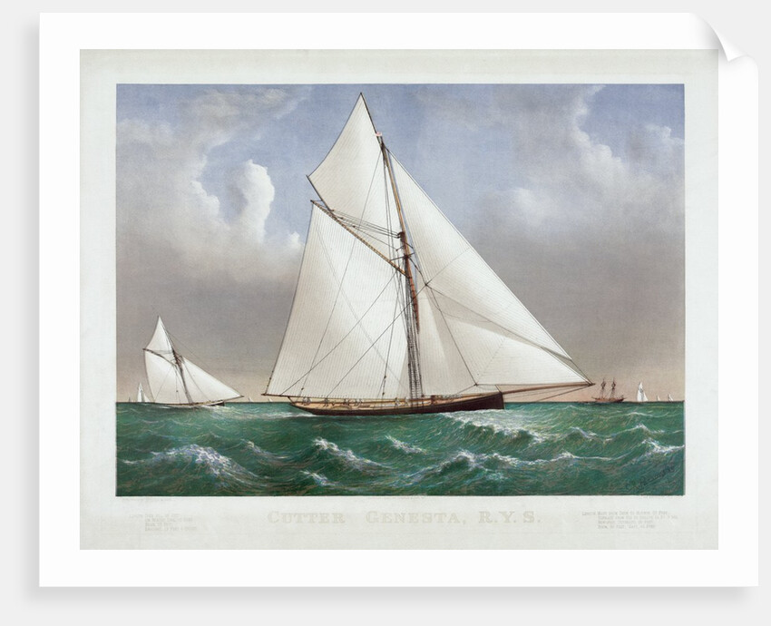 Cutter Genesta, R.Y.S. by C.R. Parsons