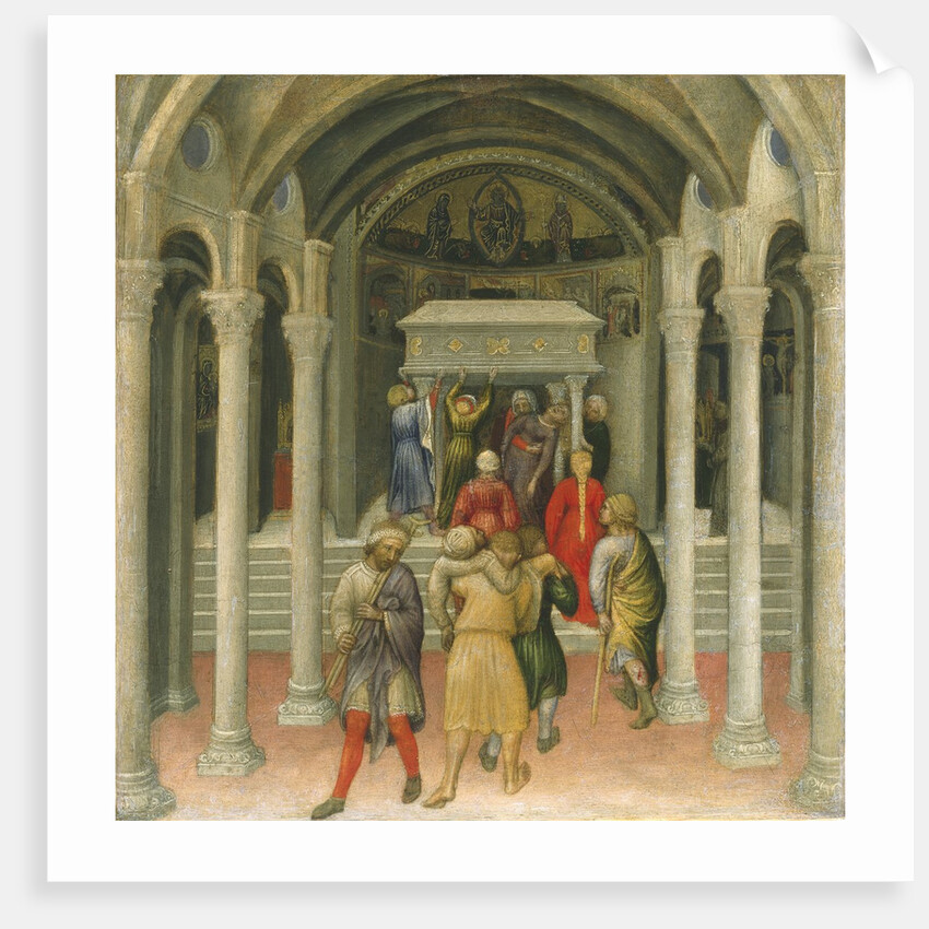 The Crippled and Sick Cured at the Tomb of Saint Nicholas by Gentile da Fabriano