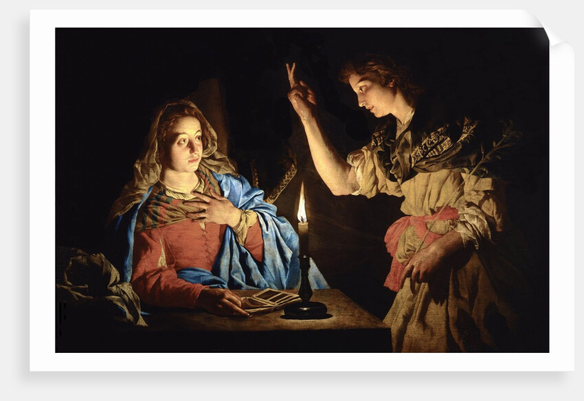 Annunciation by Matthias Stom