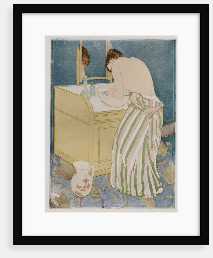 Woman Bathing by Mary Cassatt