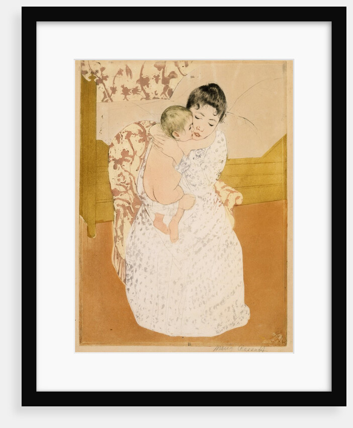 Maternal Caress by Mary Cassatt
