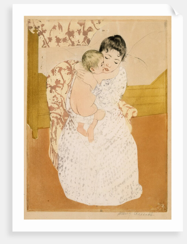 Maternal Caress by Mary Cassatt