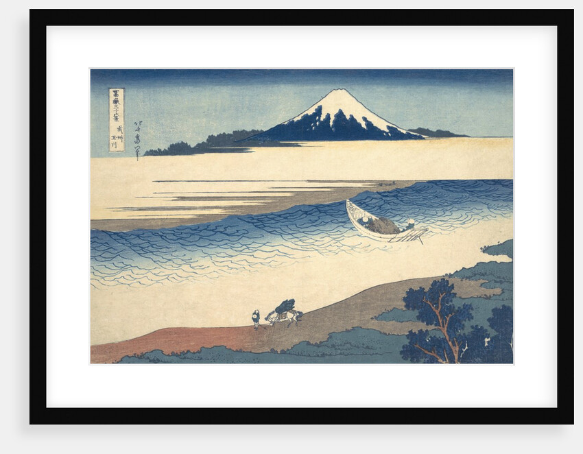 Bushu Tamagawa (The Tama River in Musashi province) by Katsushika Hokusai