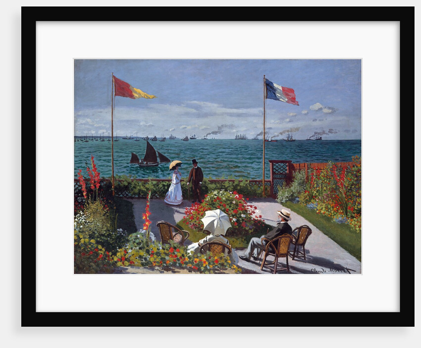 Terrasse Ã  Sainte-Adresse (Terrace at Sainte-Adresse) by Claude Monet