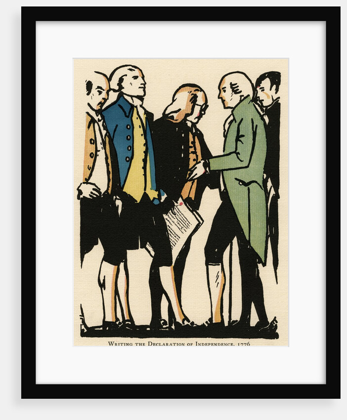 Authors of the Declaration of Independence in 1776 by Anonymous