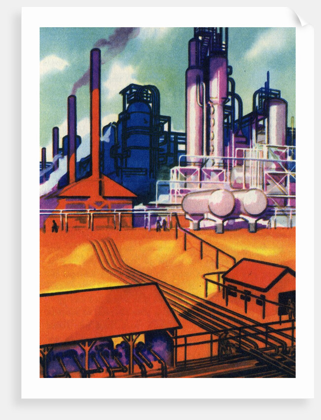 Oil Series: Oil Refinery by Anonymous