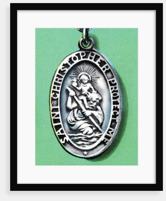 St. Christopher Medal by Anonymous