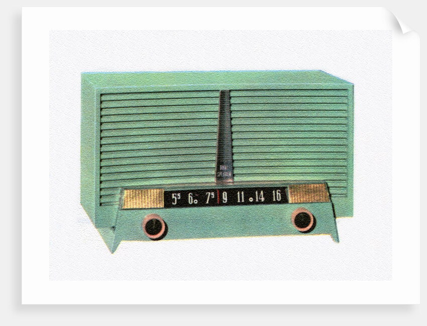 1960s portable radio by Anonymous