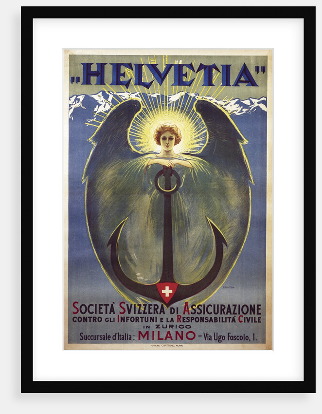 Helvetia poster by Umberto Boccioni