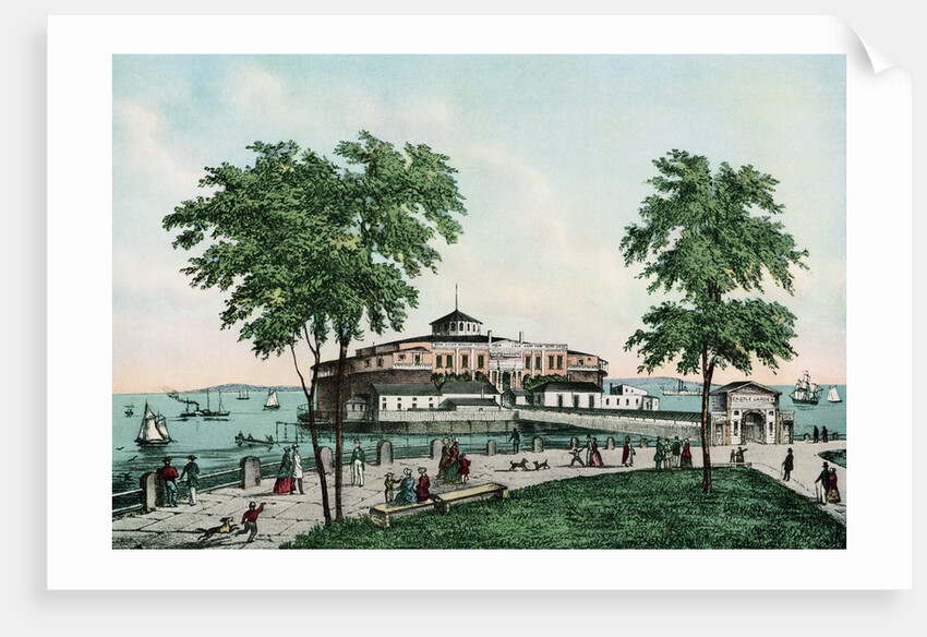 Castle Garden, Gateway to American Liberty, in 1850 by Anonymous