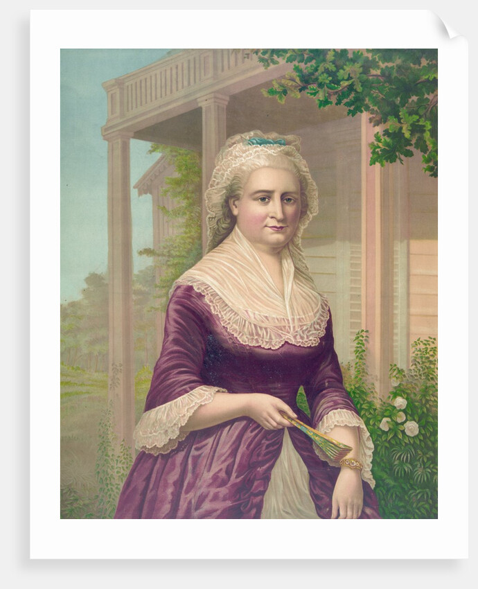 Portrait of Martha Washington by Anonymous