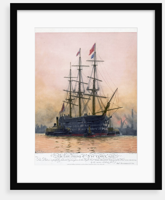 The Last Journey of HMS Victory by Anonymous