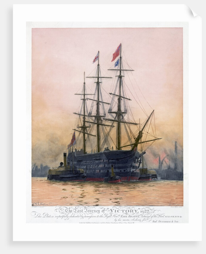 The Last Journey of HMS Victory by Anonymous
