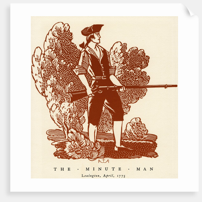 Revolutionary War Minuteman from 1775. by Anonymous