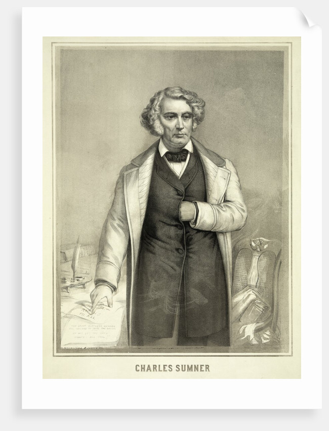 Portrait of Charles Sumner by Anonymous