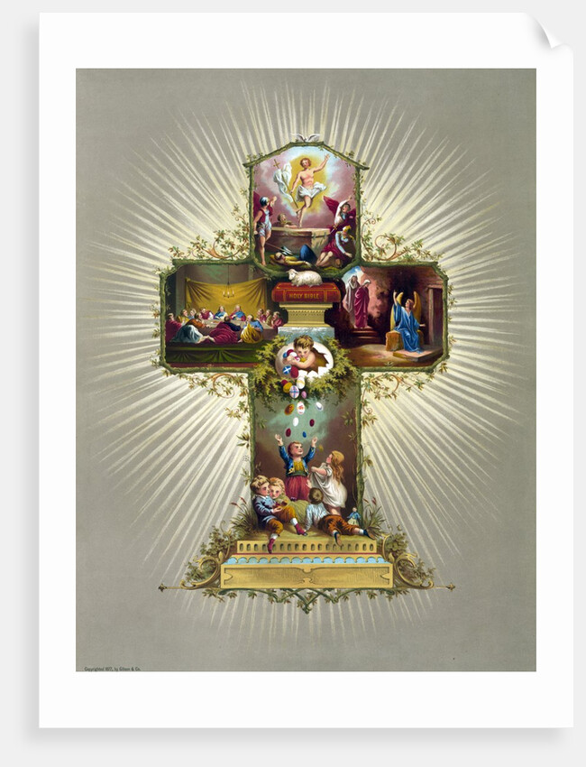 Easter Cross by Anonymous