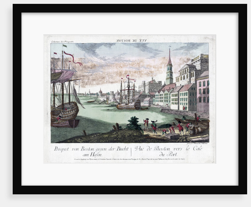 View of Boston Harbor by Anonymous