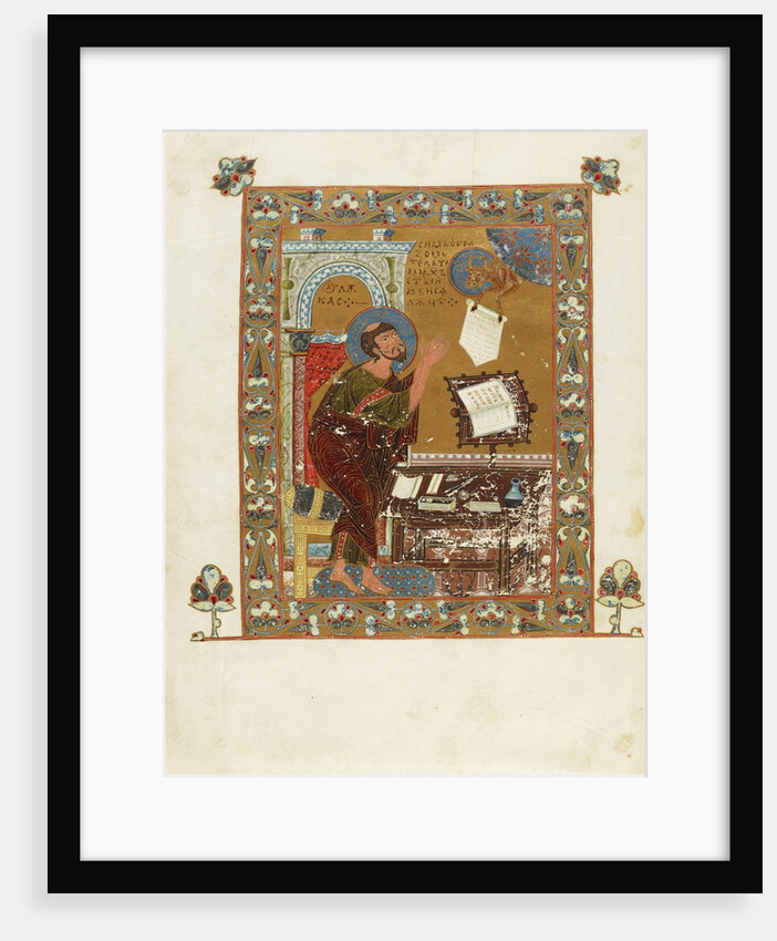 Saint Luke Evangelist from the Ostromir Gospels by Anonymous