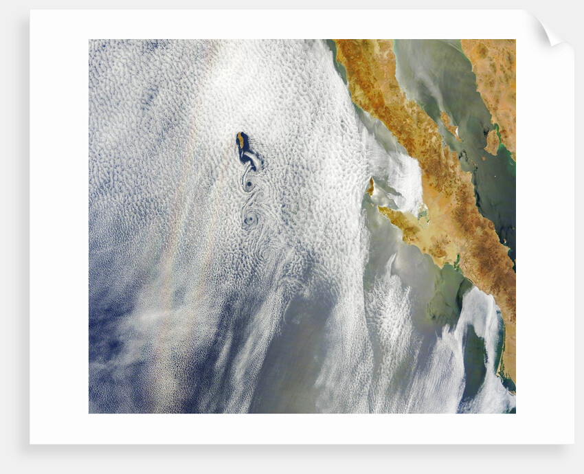 Glory pattern and cloud vortex in over Pacific Ocean by Anonymous