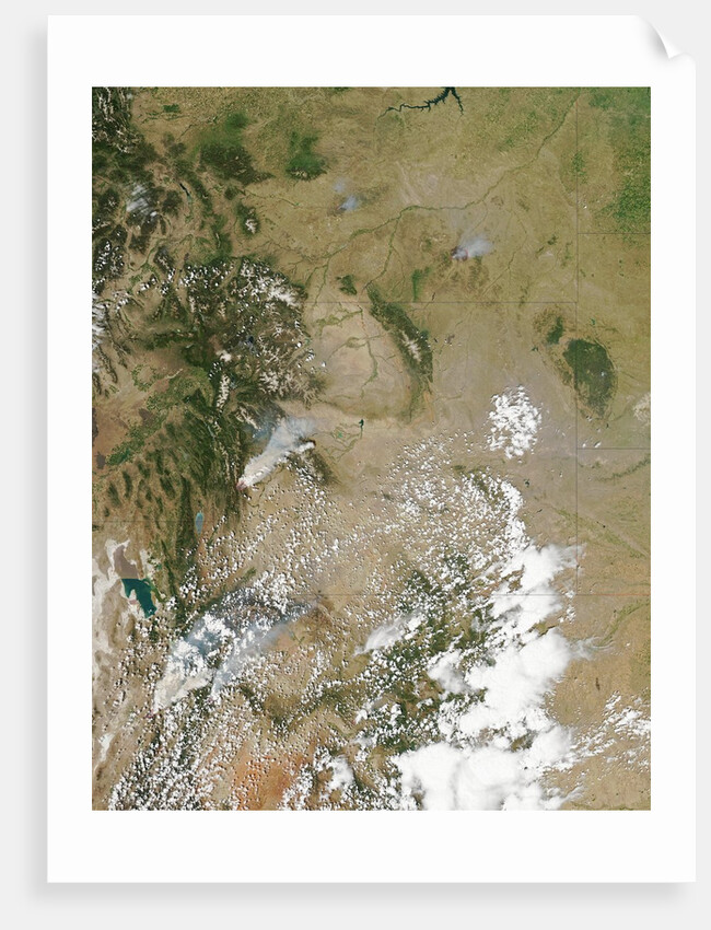Fontenelle Fire in Wyoming by Anonymous