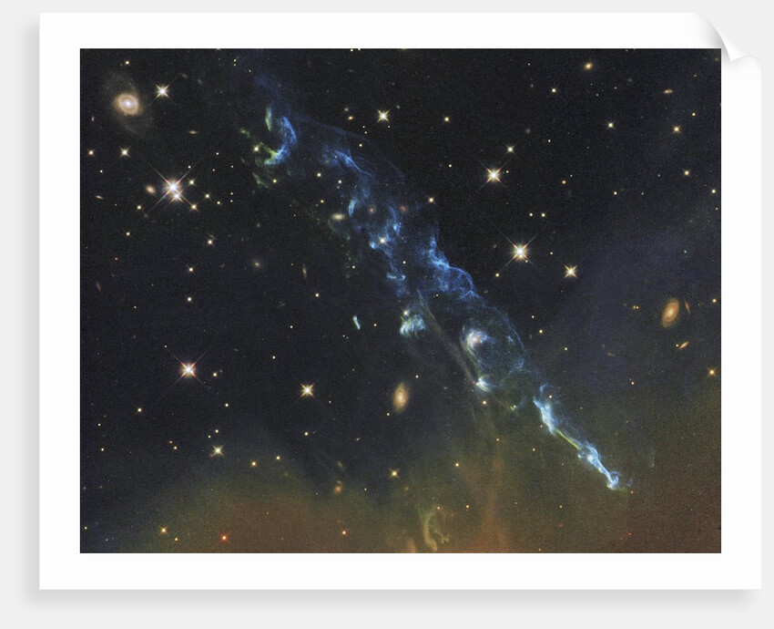Herbig-Haro object shooting hot gas by Anonymous