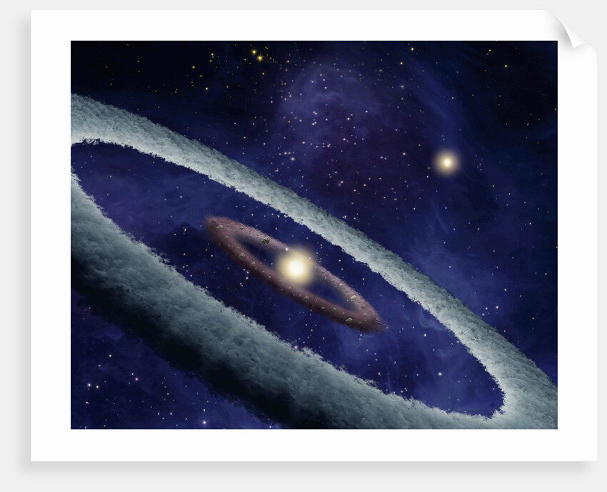 Artist's Conception of the Birth of an Earth-like Planet by Anonymous