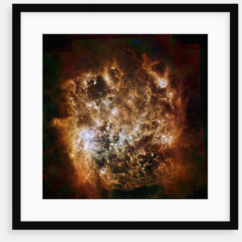 Large Magellanic Cloud galaxy in infrared light by Anonymous
