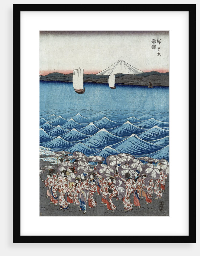 Opening celebration of Benzaiten Shrine at Enoshima in Soshu by Ando Hiroshige