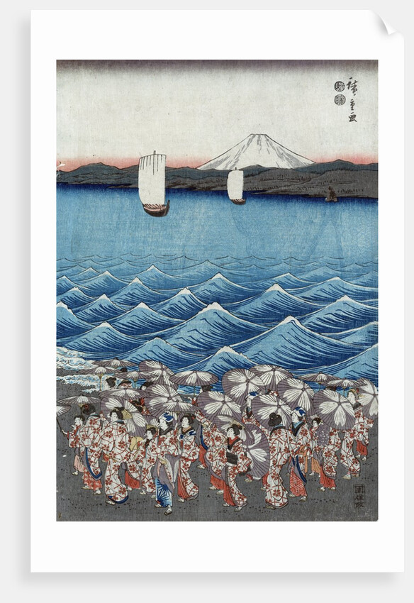 Opening celebration of Benzaiten Shrine at Enoshima in Soshu by Ando Hiroshige