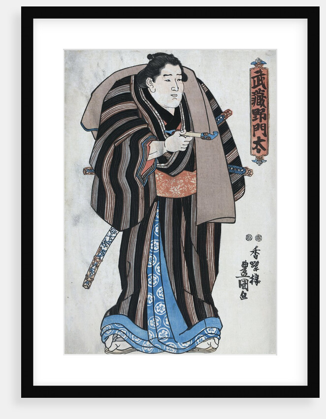 The sumo wrestler Musashino Monta by Utagawa Toyokuni