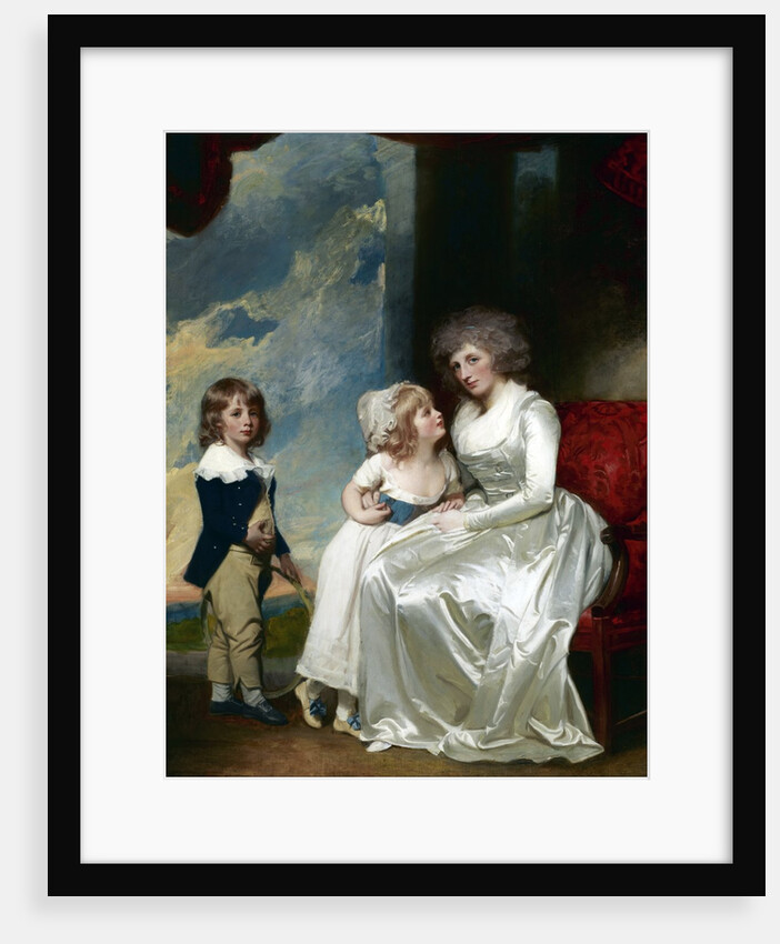 Henrietta, Countess of Warwick, and Her Children by George Romney