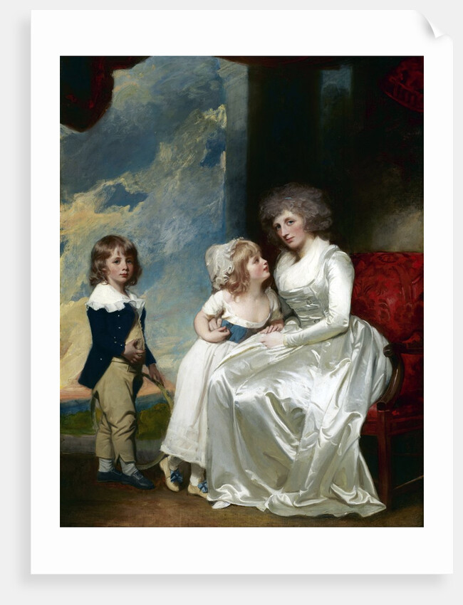 Henrietta, Countess of Warwick, and Her Children by George Romney