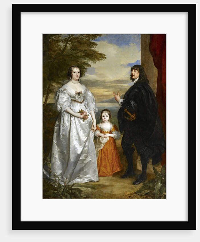 James, Seventh Earl of Derby, His Lady and Child by Anthony van Dyck