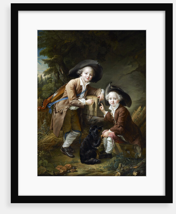 The Comte and Chevalier de Choiseul as Savoyards by François-Hubert Drouais
