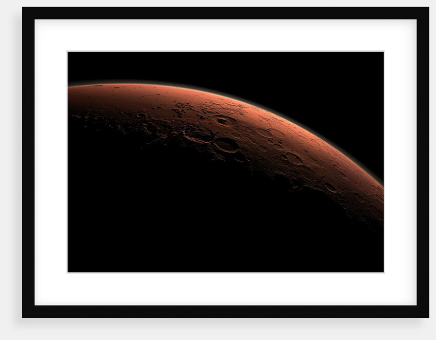 Daybreak at Gale Crater on Mars by Anonymous