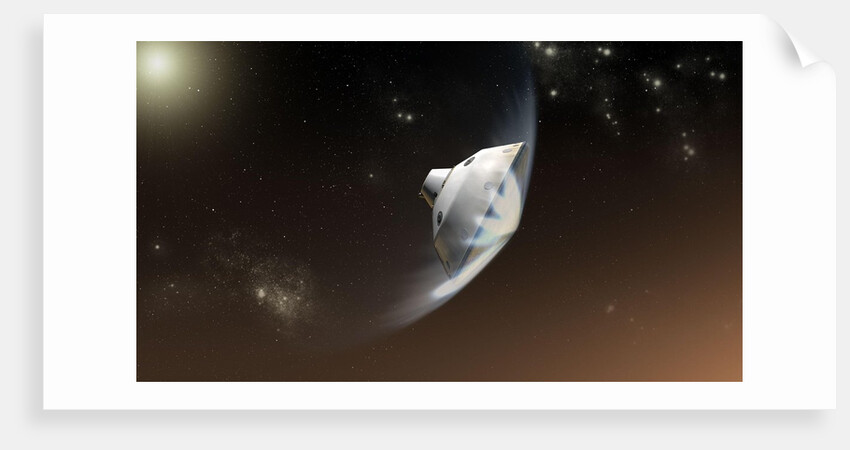 Deceleration of Mars Science Laboratory in Martian Atmosphere by Anonymous