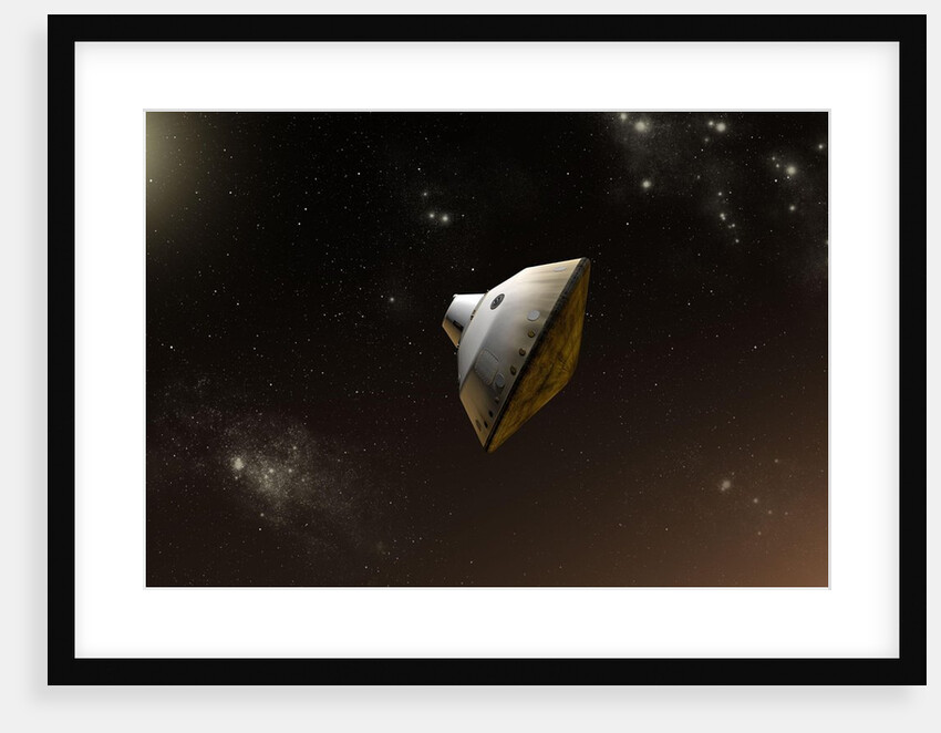Curiosity Inside Aeroshell by Anonymous