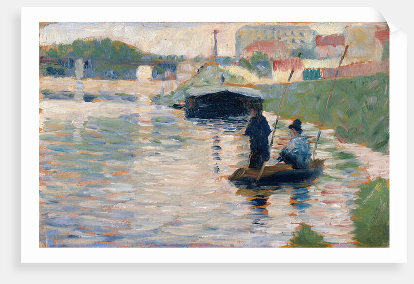 View of the Seine by Georges Seurat
